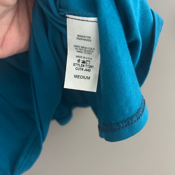 Blue and Leopard Print Sleeveless Tunic/Dress Size M - Picture 4 of 4